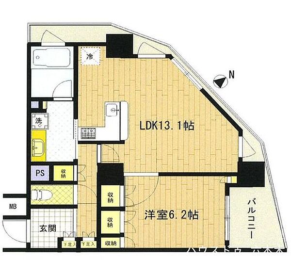 間取りを拡大表示