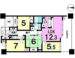 間取図画像 4LDK
