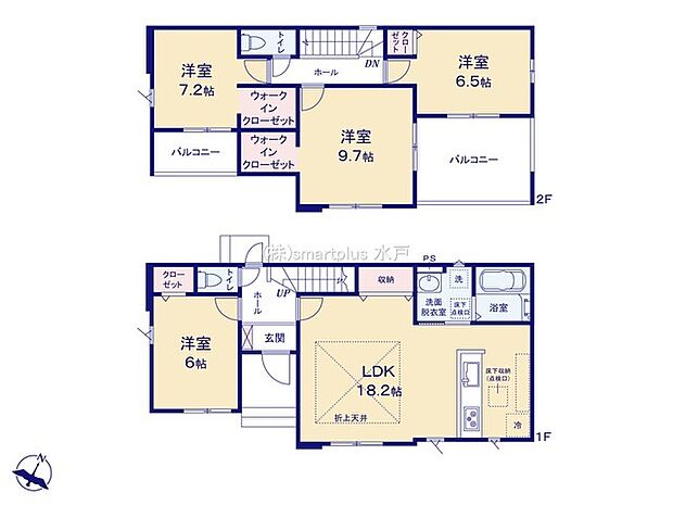 〜水周り集中プランを採用〜 ・キッチン・洗面など水回りを集中させることで家事のしやすい間取。 ・日々の事なので家事導線もご見学の際にぜひチェックしてみてください。 
