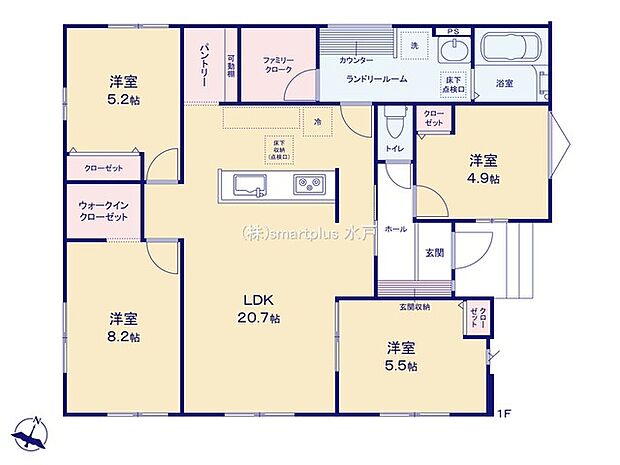 〜今人気の「平屋」プラン〜 ・バリアフリー性に優れ、ワンフロアで完結出来る事から人気が高まっている「平屋」プラン。 ・ぜひ一度ご見学いただき、その魅力をご体感くださいませ。 
