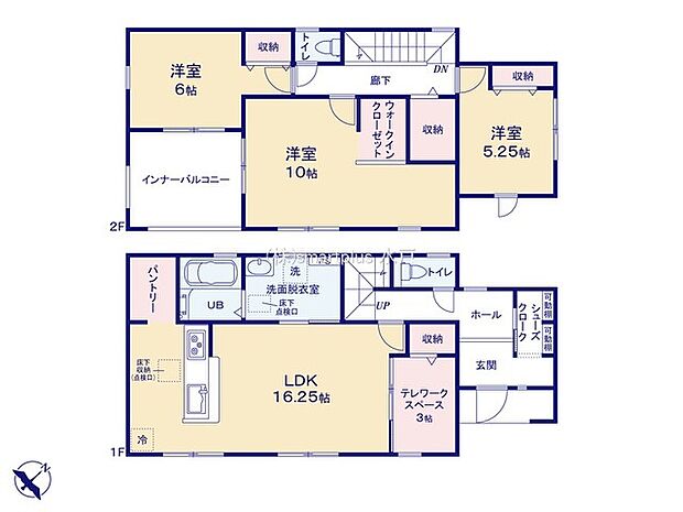 ~収納豊富なプランを採用~ ・ウォークインクローゼット、シューズインクロークなど収納豊富なプランを採用。 ・今のお住まいと収納力をぜひ比較してみてください。