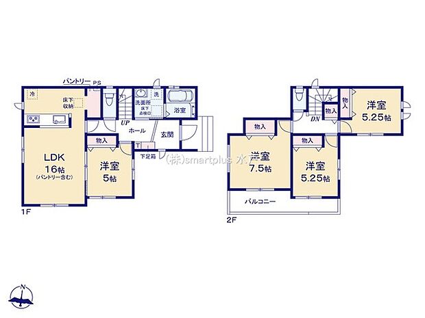 〜全居室南向きの間取り〜 ・各居室が南向きなので穏やかな陽の入る陽当り良好な仕様。 ・明るい空間でくつろぎのお時間をお過ごしいただけます。 