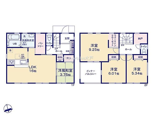 〜収納豊富なプランを採用〜 ・ウォークインクローゼット、パントリーなど収納豊富なプランを採用。 ・今のお住まいと収納力をぜひ比較してみてください。