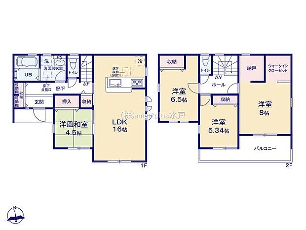 〜収納豊富なプランを採用〜 ・ウォークインクローゼット、納戸など収納豊富なプランを採用。 ・今のお住まいと収納力をぜひ比較してみてください。