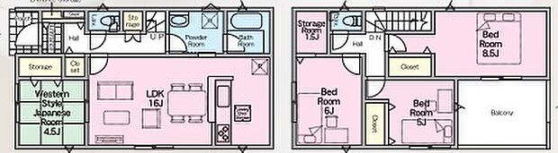 〜「納戸」のあるプランを採用〜 ・納戸があるので季節物や趣味の道具、普段使わないものなど様々なものがスッキリと片付きます。 ・収納力があるのでタンスなどを置いて部屋が狭くならずに済みます。 