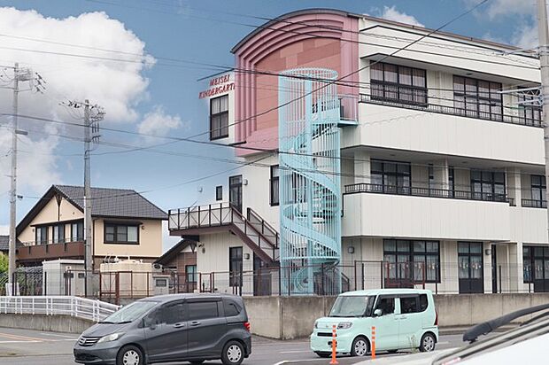 明成幼稚園(2600m)