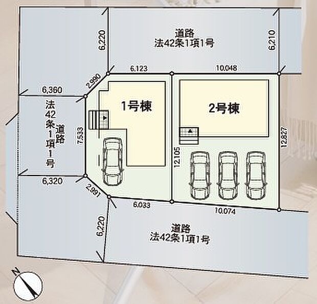 〜カースペースもしっかり確保〜 ・各棟敷地内にカースペースをご用意しておりますので、お車をご利用の方にもお勧めです。 ・カースペースのサイズなど、ご内覧の際に合わせてご確認くださいませ。 