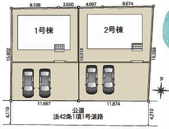 ~カースペース2台以上確保~ ・各棟カースペースが2台以上ございますので、車通勤の方にもお勧めのプランとなっております。 ・余裕の敷地で余裕のある新生活をお過ごしいただけます。