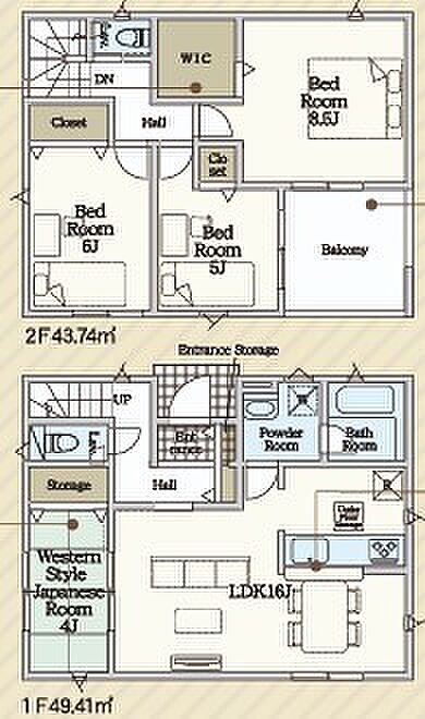 〜収納豊富なプランを採用〜 ・ウォークインクローゼットなど収納豊富なプランを採用。家の中がスッキリと片付きます。 ・今のお住まいと収納力をぜひ比較してみてください。