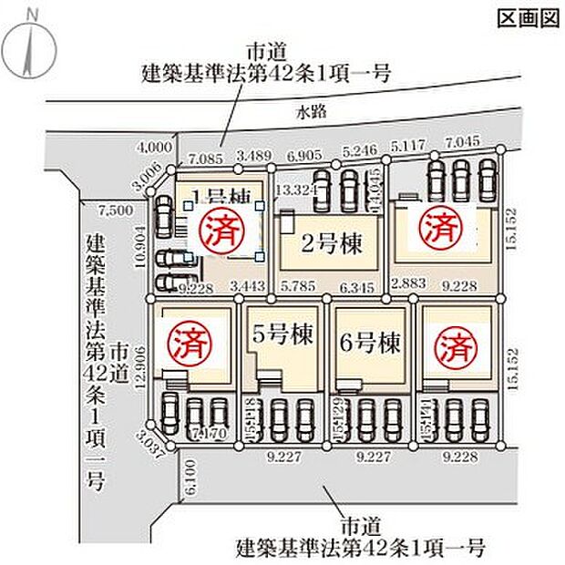〜カースペース3台以上確保〜 ・各棟カースペースが3台以上ございますので、車通勤の方にもお勧めのプランとなっております。 ・余裕の敷地で余裕のある新生活をお過ごしいただけます。