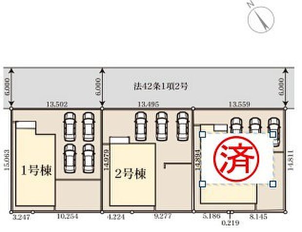 〜カースペース3台以上確保〜 ・各棟カースペースが3台以上ございますので、車通勤の方にもお勧めのプランとなっております。 ・余裕の敷地で余裕のある新生活をお過ごしいただけます。 