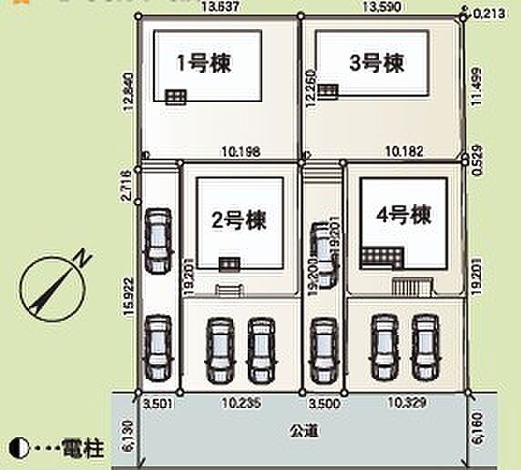 〜カースペース2台以上確保〜 ・各棟カースペースが2台以上ございますので、車通勤の方にもお勧めのプランとなっております。 ・余裕の敷地で余裕のある新生活をお過ごしいただけます。 