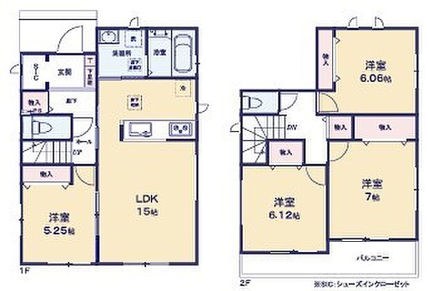 〜水周り集中プランを採用〜 ・キッチン・洗面など水回りを集中させることで家事のしやすい間取。 ・日々の事なので家事導線もご見学の際にぜひチェックしてみてください。