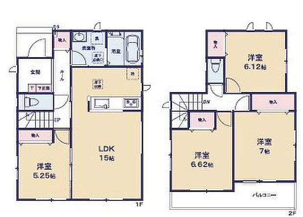 〜水周り集中プランを採用〜 ・キッチン・洗面など水回りを集中させることで家事のしやすい間取。 ・日々の事なので家事導線もご見学の際にぜひチェックしてみてください。