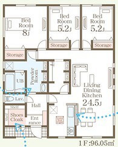 ~今人気の「平屋」プラン~ ・バリアフリー性に優れ、ワンフロアで完結出来る事から人気が高まっている「平屋」プラン。 ・ぜひ一度ご見学いただき、その魅力をご体感くださいませ。