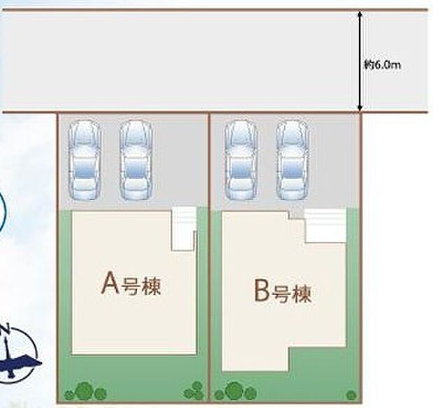 ~陽当りの良い北道路のお住まい~ ・北側道路ですが、南側にお庭があるので陽当りもしっかりと確保されております。 ・道路側に大きな窓が配置されないので、プライバシーも守られますね。