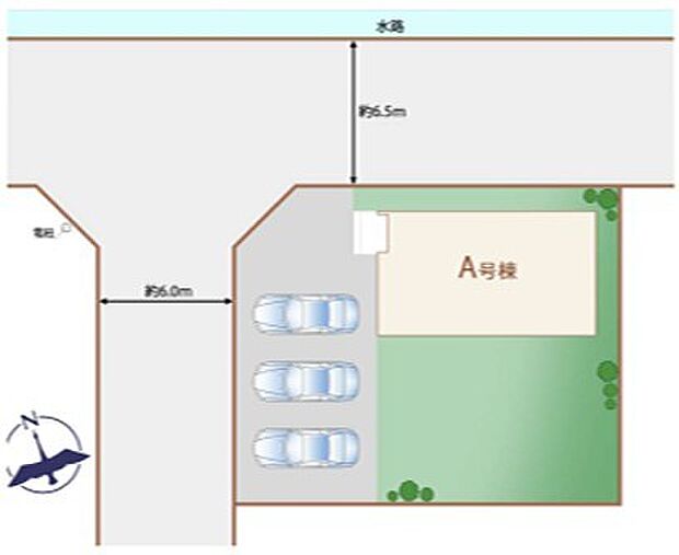 ~カースペース3台分ご用意~ ・3台分のカースペースがございますので、車通勤の方やご来客の多い方にもお勧めのお住まいです。 ・余裕の敷地で余裕の新生活をお過ごしいただけます。