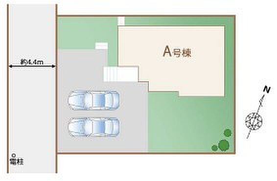 ~カースペース2台分ご用意~ ・2台分のカースペースがございますので、車通勤の方やご来客の多い方にもお勧めのお住まいです。 ・余裕の敷地で余裕の新生活をお過ごしいただけます。