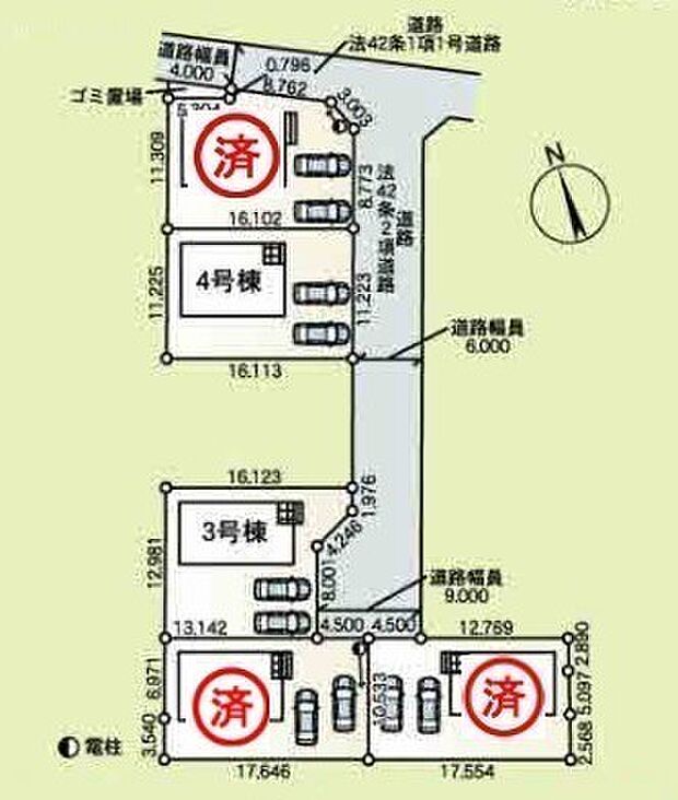 ~カースペース2台以上確保~ ・各棟カースペースが2台以上ございますので、車通勤の方にもお勧めのプランとなっております。 ・余裕の敷地で余裕のある新生活をお過ごしいただけます。