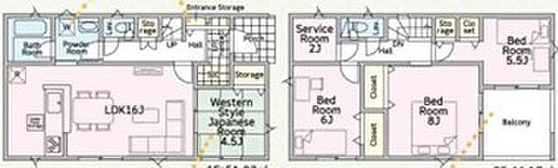 ~「納戸」のあるプランを採用~ ・納戸があるので季節物や趣味の道具、普段使わないものなど様々なものがスッキリと片付きます。 ・収納力があるのでタンスなどを置いて部屋が狭くならずに済みます。