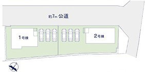 ～カースペース3台以上確保～ ・各棟カースペースが3台以上ございますので、車通勤の方にもお勧めのプランとなっております。 ・余裕の敷地で余裕のある新生活をお過ごしいただけます。