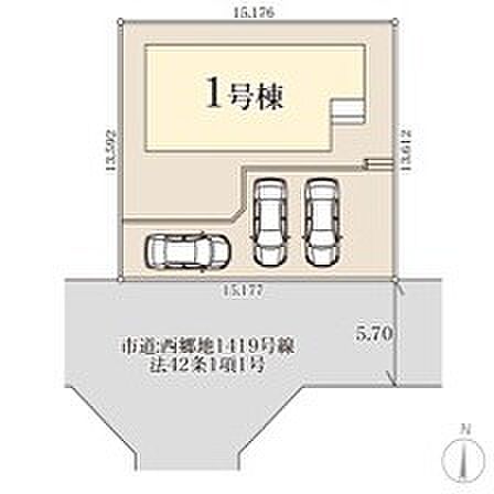 ~陽当りの良い南道路の立地~ ・南側に道路がございますので、穏やかな陽の入る陽当り良好なお住まい。 ・将来的にも陽当りが確保されているのが嬉しいポイントですね。