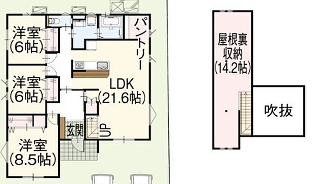 ～今人気の「平屋」プラン～ ・バリアフリー性に優れ、ワンフロアで完結出来る事から人気が高まっている「平屋」プラン。 ・ぜひ一度ご見学いただき、その魅力をご体感くださいませ。 