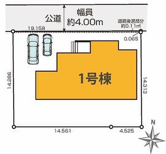 ～陽当りの良い北道路のお住まい～ ・北側道路ですが、南側にお庭があるので陽当りもしっかりと確保されております。 ・道路側に大きな窓が配置されないので、プライバシーも守られますね。 