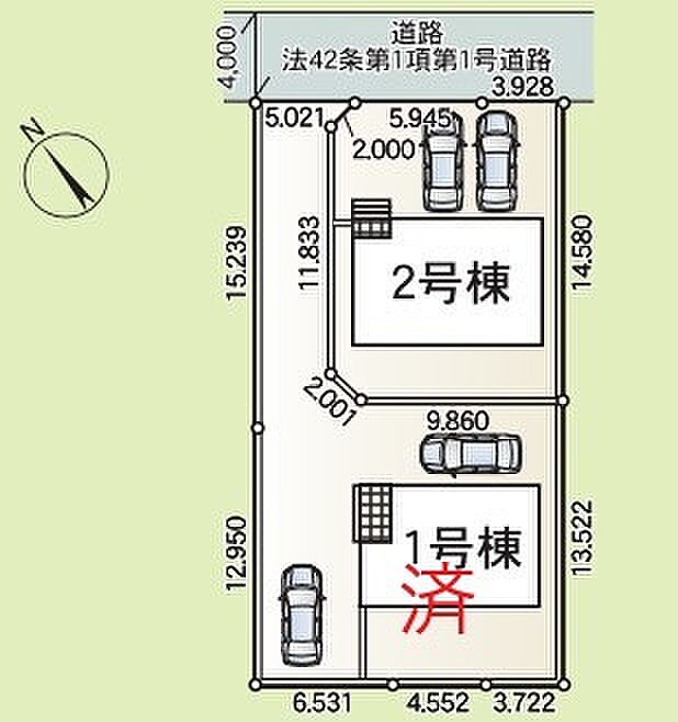 ~カースペース2台以上確保~ ・各棟カースペースが2台以上ございますので、車通勤の方にもお勧めのプランとなっております。 ・余裕の敷地で余裕のある新生活をお過ごしいただけます。