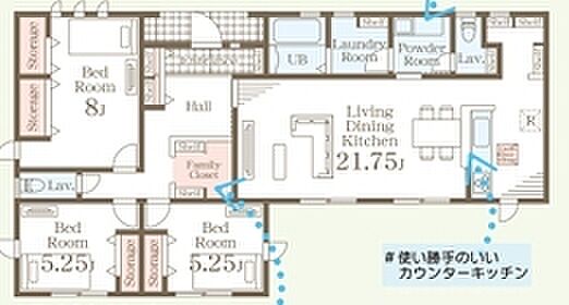 ~今人気の「平屋」プラン~ ・バリアフリー性に優れ、ワンフロアで完結出来る事から人気が高まっている「平屋」プラン。 ・ぜひ一度ご見学いただき、その魅力をご体感くださいませ。