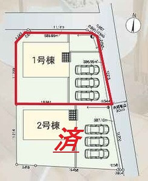 ～カースペース3台分ご用意～ ・3台分のカースペースがございますので、車通勤の方やご来客の多い方にもお勧めのお住まいです。 ・余裕の敷地で余裕の新生活をお過ごしいただけます。