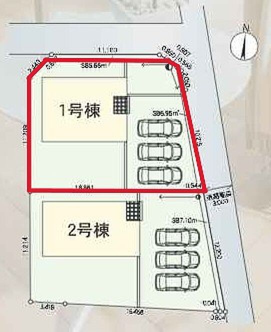 ~カースペース3台分ご用意~ ・3台分のカースペースがございますので、車通勤の方やご来客の多い方にもお勧めのお住まいです。 ・余裕の敷地で余裕の新生活をお過ごしいただけます。