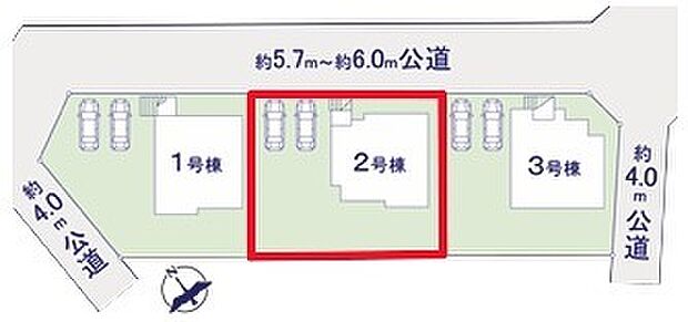 ~カースペース2台分ご用意~ ・2台分のカースペースがございますので、車通勤の方やご来客の多い方にもお勧めのお住まいです。 ・余裕の敷地で余裕の新生活をお過ごしいただけます。