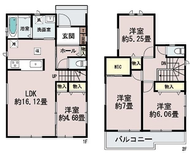 ～リビングイン階段を採用～ ・リビングイン階段なので2階へ行く際、降りる際に必ずリビングを通る「ご家族の顔が見える」仕様。 ・家族の距離が近づく間取となっております。 
