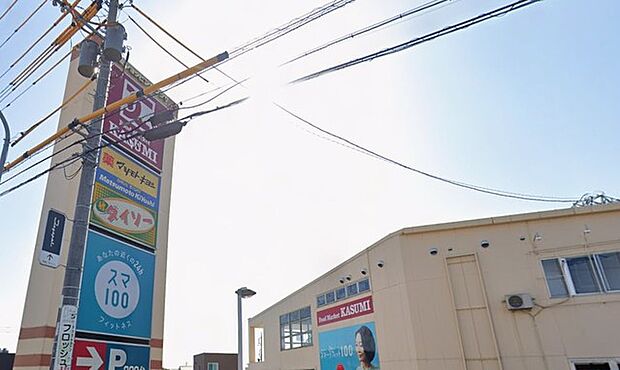 カスミ千波店(400m)