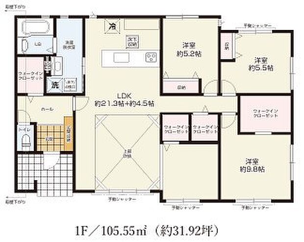 ~今人気の「平屋」プラン~ ・バリアフリー性に優れ、ワンフロアで完結出来る事から人気が高まっている「平屋」プラン。 ・ぜひ一度ご見学いただき、その魅力をご体感くださいませ。