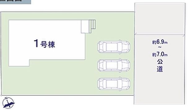 ~カースペース3台以上確保~ ・各棟カースペースが3台以上ございますので、車通勤の方にもお勧めのプランとなっております。 ・余裕の敷地で余裕のある新生活をお過ごしいただけます。