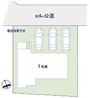 ~カースペース3台確保~ ・カースペースが3台以上ございますので、車通勤の方にもお勧めのプランとなっております。 ・余裕の敷地で余裕のある新生活をお過ごしいただけます。