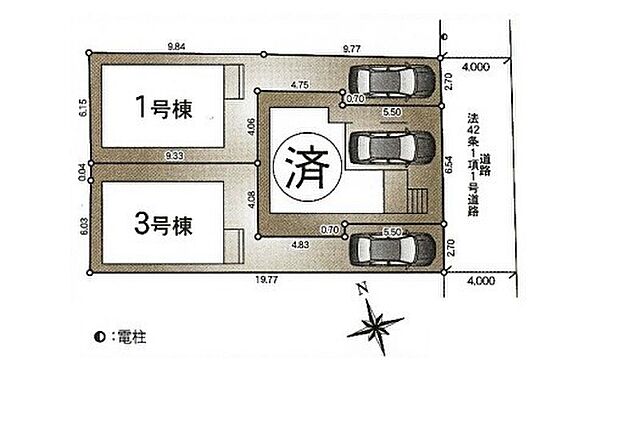 ～カースペースもしっかり確保～ ・各棟敷地内にカースペースをご用意しておりますので、お車をご利用の方にもお勧めです。 ・カースペースのサイズなど、ご内覧の際に合わせてご確認くださいませ。