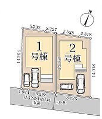 ~陽当りの良い南東道路の立地~ ・各棟南東側に道路がございますので、朝から陽の入る陽当り良好なお住まい。 ・将来的にも陽当りが確保されているのが嬉しいポイントですね。