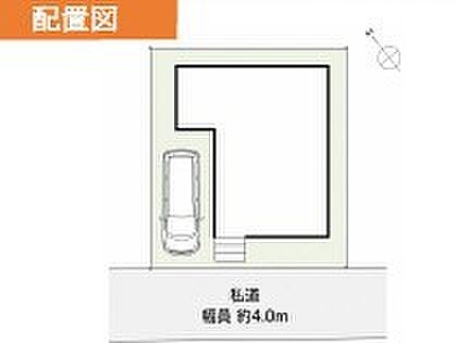 ~カースペースもしっかり確保~ ・敷地内にカースペースをご用意しておりますので、お車をご利用の方にもお勧めのお住まい。 ・カースペースのサイズなど、ご内覧の際に合わせてご確認くださいませ。