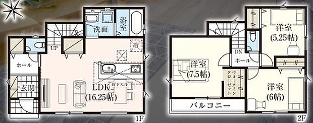 ~収納豊富なプランを採用~ ・ウォークインクローゼットなど収納豊富なプランを採用。家の中がスッキリと片付きます。 ・今のお住まいと収納力をぜひ比較してみてください。