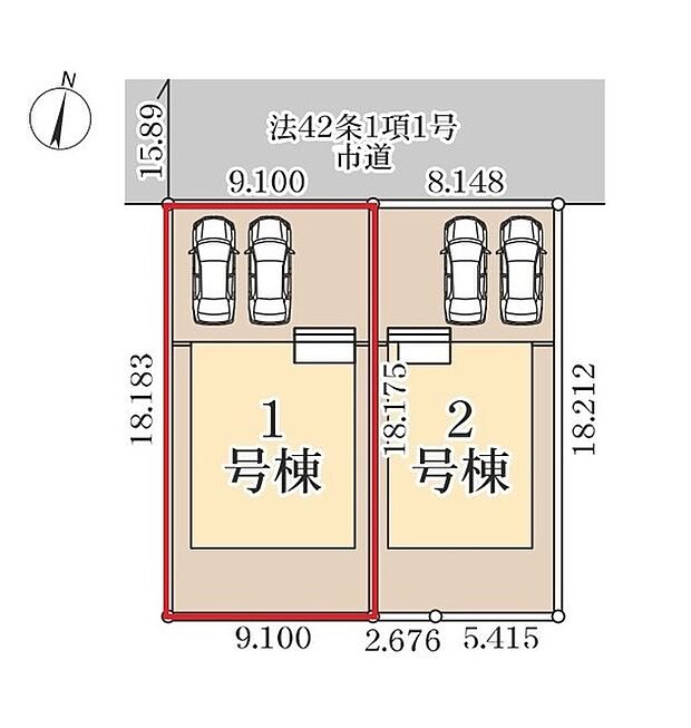 ~カースペース2台分ご用意~ ・2台分のカースペースがございますので、車通勤の方やご来客の多い方にもお勧めのお住まいです。 ・余裕の敷地で余裕の新生活をお過ごしいただけます。