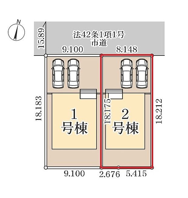 ~カースペース2台分ご用意~ ・2台分のカースペースがございますので、車通勤の方やご来客の多い方にもお勧めのお住まいです。 ・余裕の敷地で余裕の新生活をお過ごしいただけます。