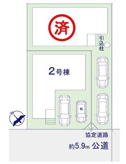 〜カースペースもしっかり確保〜 ・敷地内にカースペースをご用意しておりますので、お車をご利用の方にもお勧めのお住まい。 ・カースペースのサイズなど、ご内覧の際に合わせてご確認くださいませ。 