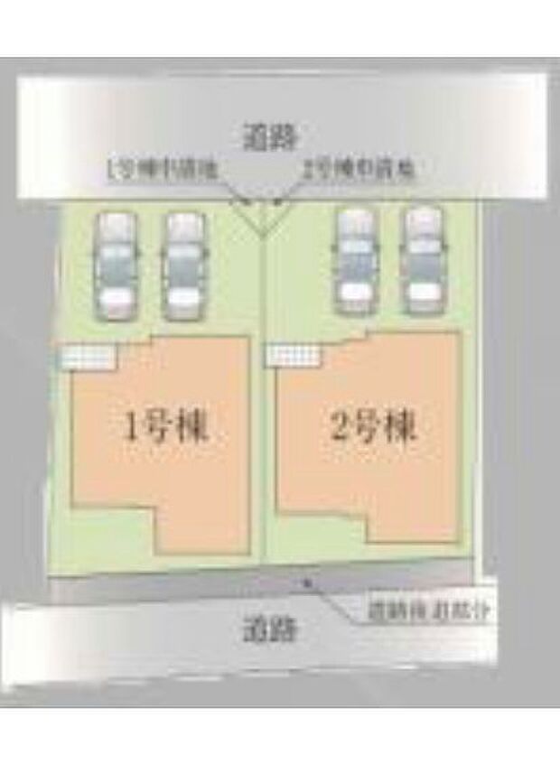 〜カースペース2台以上確保〜 ・各棟カースペースが2台以上ございますので、車通勤の方にもお勧めのプランとなっております。 ・余裕の敷地で余裕のある新生活をお過ごしいただけます。