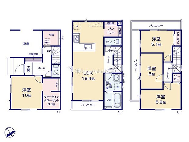 〜収納豊富なプランを採用〜 ・ウォークインクローゼット、パントリーなど収納豊富なプランを採用。 ・今のお住まいと収納力をぜひ比較してみてください。