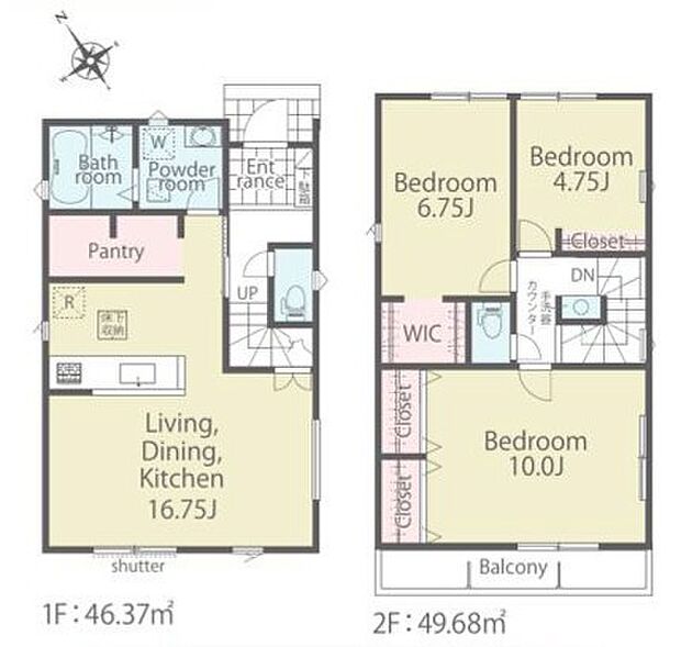 〜水周り集中プランを採用〜 ・キッチン・洗面など水回りを集中させることで家事のしやすい間取。 ・日々の事なので家事導線もご見学の際にぜひチェックしてみてください。
