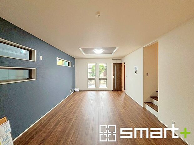 〜家具の配置がしやすい間取〜 ・ＬＤＫはリビングとダイニングの境目が分かりやすくなっており、家具の配置がしやすい造り。 ・どんなインテリアにするか考えるだけでも楽しくなりますね。 