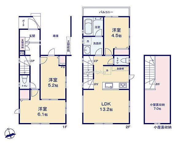 〜水周り集中プランを採用〜 ・キッチン・洗面など水回りを集中させることで家事のしやすい間取。 ・日々の事なので家事導線もご見学の際にぜひチェックしてみてください。 